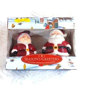 Publix Santa  & Mrs Claus  Salt & Pepper Shakers Brand New Collectable